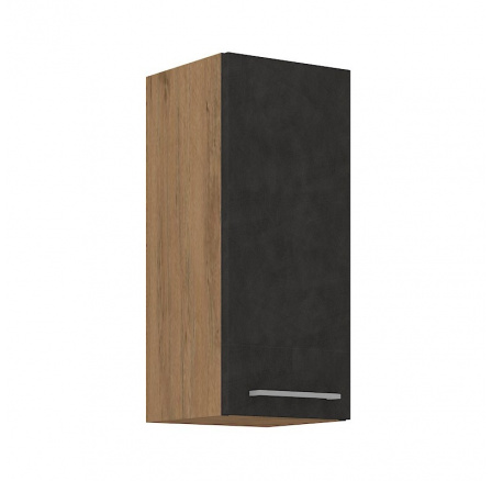 Kuchynská horná skrinka VEGA 30 G 72 1F, Matera mat/Dub lancelot