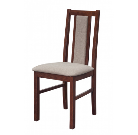 Jedálenská stolička BOSANOVA XIV (BOSS XIV) orech/čierna.5 (DM)- kolekcia "DRE" (K150-Z)