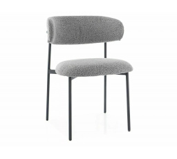 Jedálenská stolička ELTON, Sivá 232/Čierna