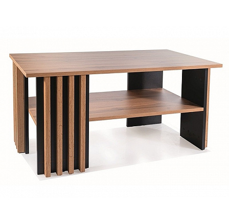 Konferenčný stôl EVITA, Dub Artisan/Čierna