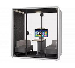 Kabína Large Booth Biela-Šedá ST