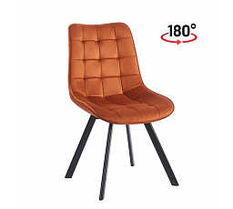 Stolička velvet škoricová KO265-FXJG