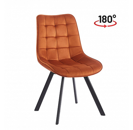 Stolička velvet škoricová KO265-FXJG