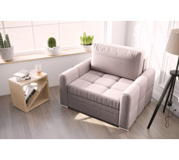 Kreslo s funkciou spania VERONA 105 cm béžová - rýchle odoslanie