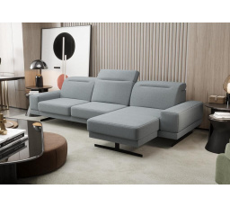 Rohová sedacia súprava FIORE MINI 265x180 cm - sivá, pravá