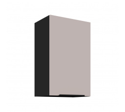 Horná skrinka ARONA - 45 G-72 1F, Čierna mat/Kašmír