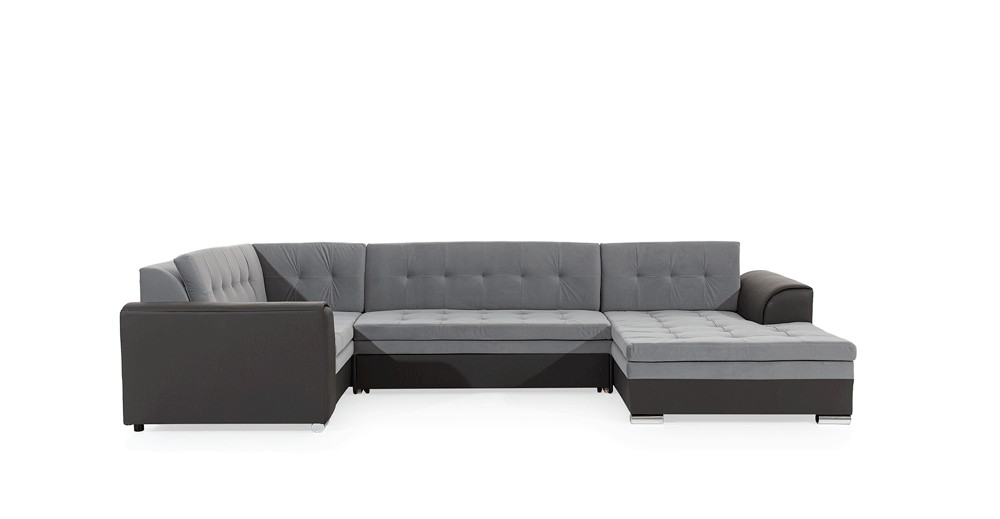 Rohová sedacia súprava DAMARIO, Berlin 03/Soft 66, pravá