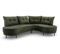 Rohová sedacia súprava Abbey P khaki