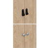 Šatní skriňa Real 664, jackson hickory