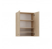 Závesná kúpeľňová skrinka PEMA 2DD MINI, Dub sonoma