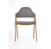 Jedálenská stolička K247, sivá