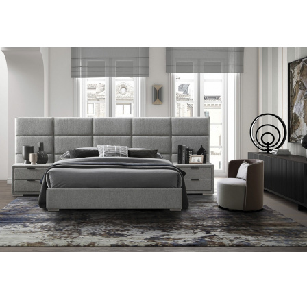 Posteľ LEVANTER 160, sivá