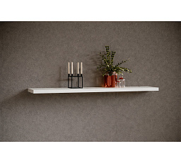 Závesná polica ANDREA 120x26 Biela Matná