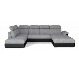 Sedacia súprava v tvare U EVANELL, Sawana 21/soft 11 Pravá