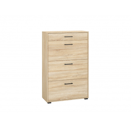 Skriňa na topánky Caro 15, Sonoma light