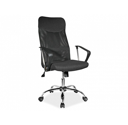 Kancelárske kreslo Q-025, čierna látka