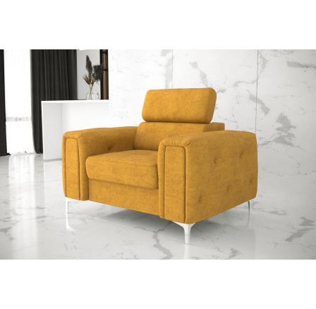 Kreslo ORION 110 cm - žltá Kreslo ORION 110 cm - žltá