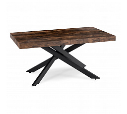 Stôl HAMPTON Rozkladací 160-240 cm Dub Rustikálny/Čierny