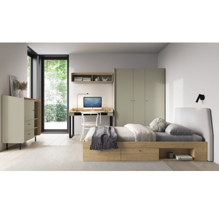 Detská izba ALESSIO-01, Eukalyptus/Dub Baltic Dune