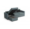 Rohová sedacia súprava Tomáš UNI sivá