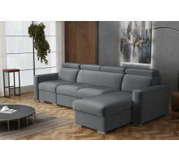 Sedacia súprava Petrit I pravá Paros tmavo sivá