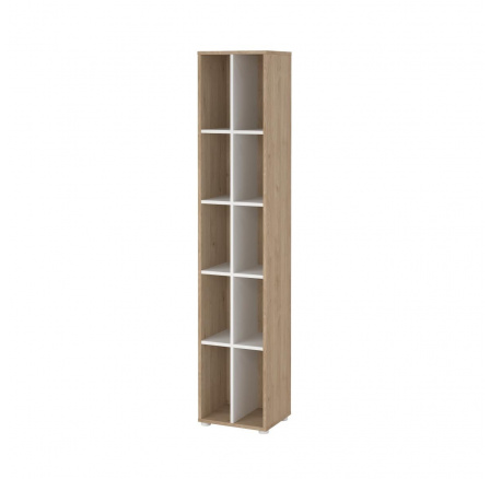 Regál SIGAL 587, Jackson hickory/Biela
