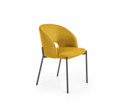 Jedálenská stolička K373, Horčicová/Čierna