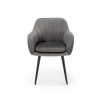 Jedálenská stolička K429, Sivá/Čierna