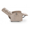 Elektricky polohovateľné kreslo MARONI, Béžová