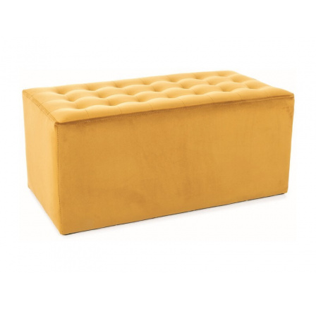 POUFFE LORI 2 VELVET CURRY BLUVEL 68