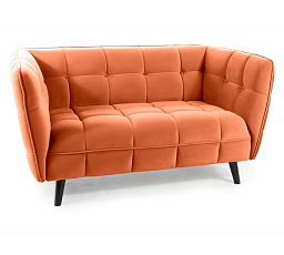 Pohovka CASTELLO 2 VELVET, Škoricový Bluvel 4215/Wenge