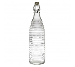 Sklenená fľaša 1L pruhy