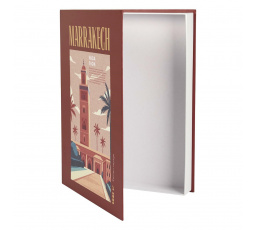 Krabička kniha Marrakech červená