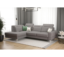 Rohová sedacia súprava MALIBU MINI 180X250 - sivá, ľavá