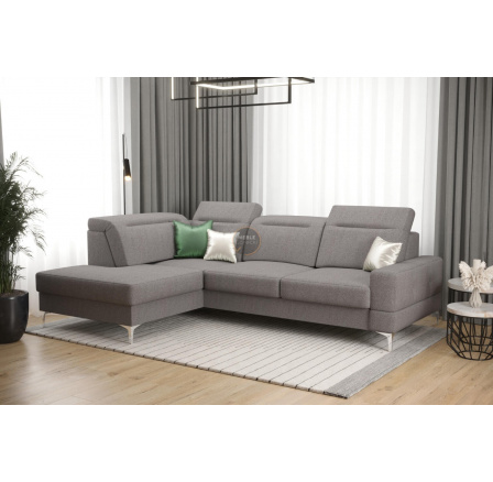 Rohová sedacia súprava MALIBU MINI 180X250 - sivá, ľavá Rohová sedacia súprava MALIBU MINI 180X250 - sivá, ľavá