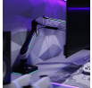 Držiak na monitor 49 palcov, šedo-čierny LED RGB X-ARM