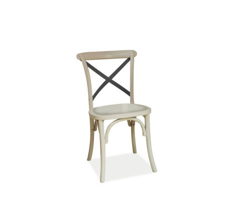 Jedálenská stolička LARS II, biela