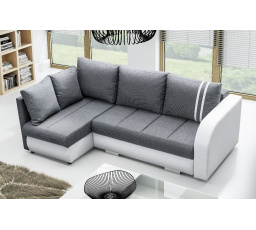 Rohová sedacia súprava Citizen L tm.sivá