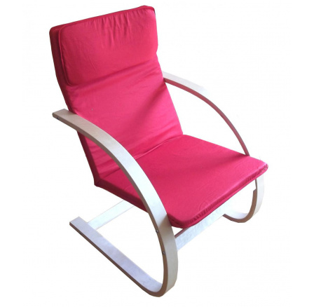 Relaxačné kreslo červené