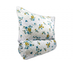 Predĺžené flanelové obliečky 140x220, 70x90 Olivie blue