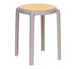 Stolička Zula sivá