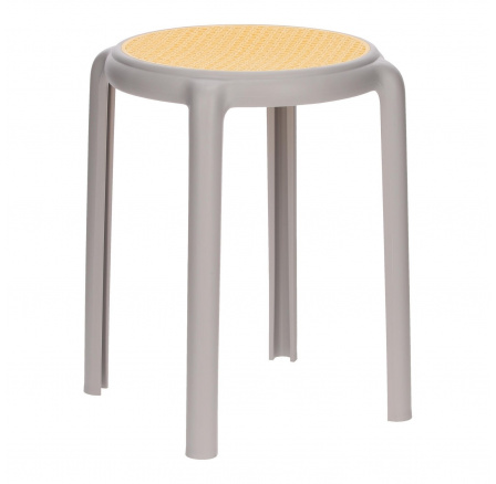 Stolička Zula sivá