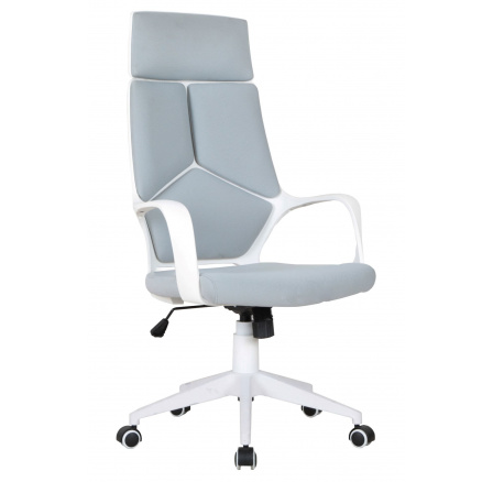 Kancelárska stolička CX-0898H, sivá / biela