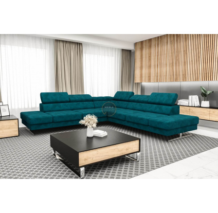 Rohová sedacia súprava EMPORIO MAX 300 x 300 - tyrkysová Rohová sedacia súprava EMPORIO MAX 300 x 300 - tyrkysová