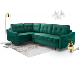 Rohová sedacia súprava L Amalia - zelená