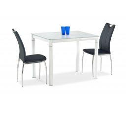 Jedálenský stôl ARGUS, mliečna/biela
