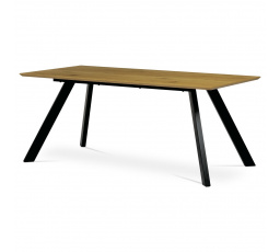 Jedálenský stôl 180x90x75 cm, MDF doska, 3D dekor divoký dub