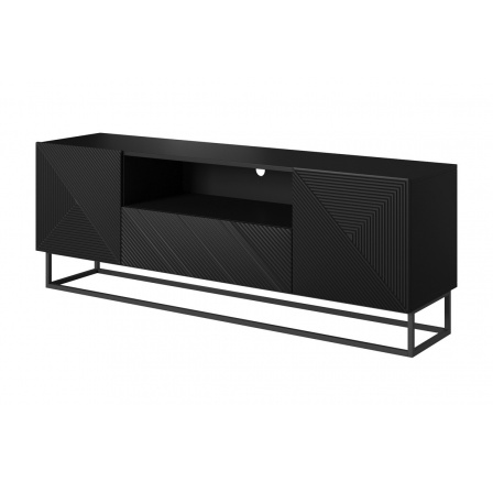 TV komoda Asha, čierny mat