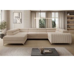 Rohová sedacia súprava v tvare U LOUIS, Jarell 18 ľavá