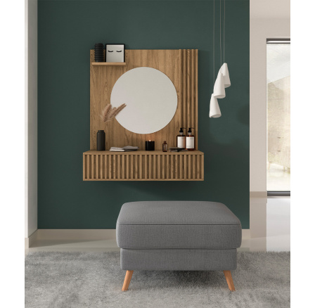 Toaletný stolík ENTSIAN 85, Dub Artisan